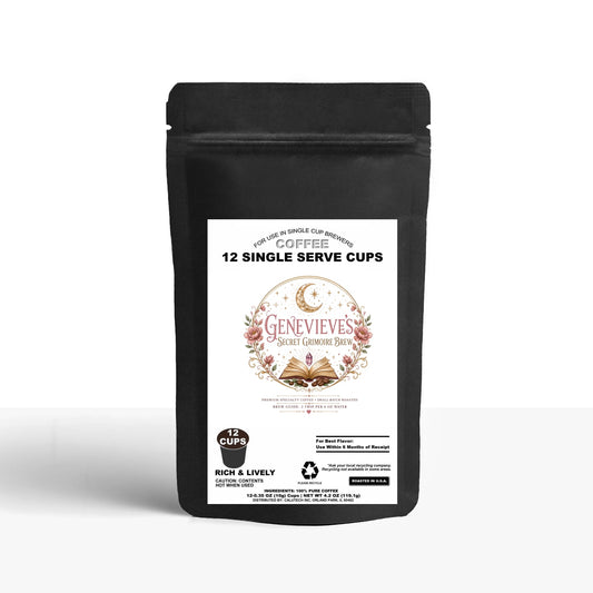 12 Pack Single Serve Coffee Capsules
