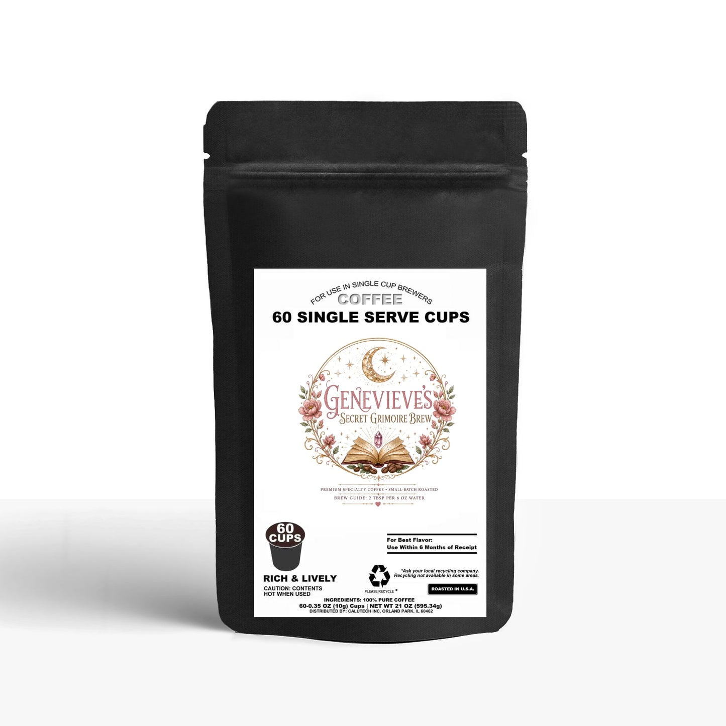 60 Pack Single Serve Coffee Capsules